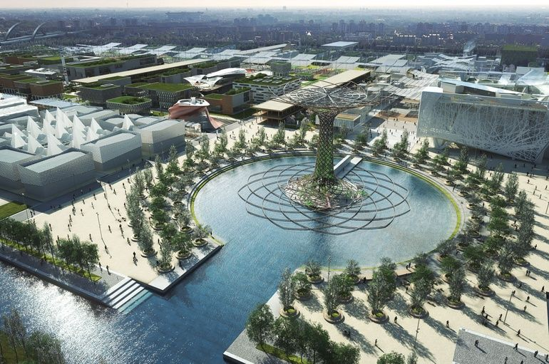 The Palazzo Italia at Milan Expo 2015 — the extraordinary air-purifying urban forest designed by Nemesi and Partners for the Italian Pavilion