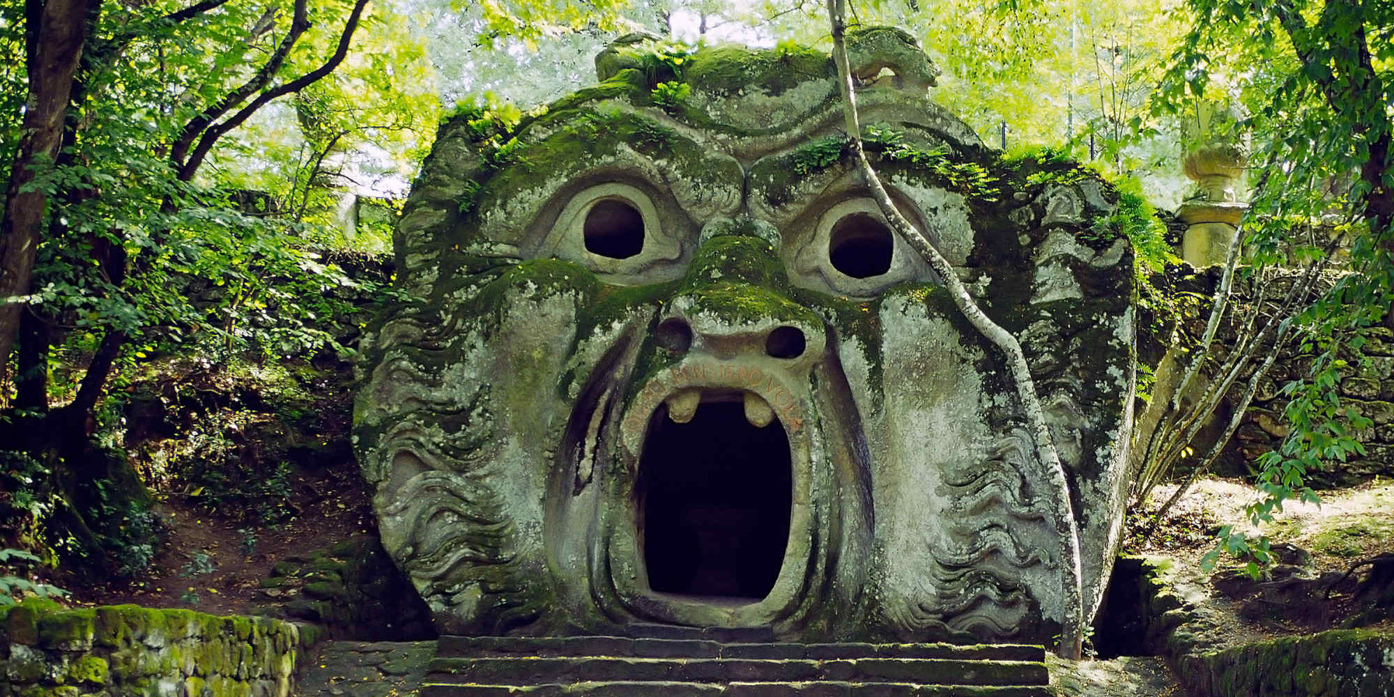 The Sacred Grove of Bomarzo — the Monster Park near Viterbo, one of the most extraordinary and enigmatic gardens in the world